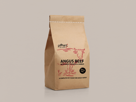 Beef Dry Food - 12KG by Paws on Track