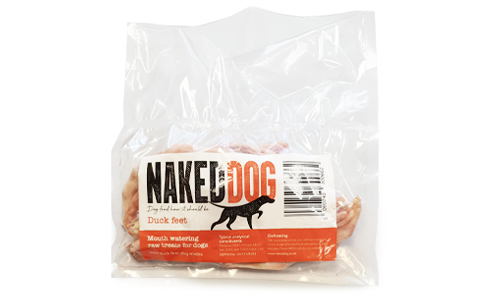 Naked Dog Ducks Feet