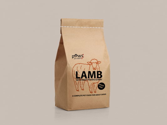 Lamb Dry Food - 2KG by Paws on Track