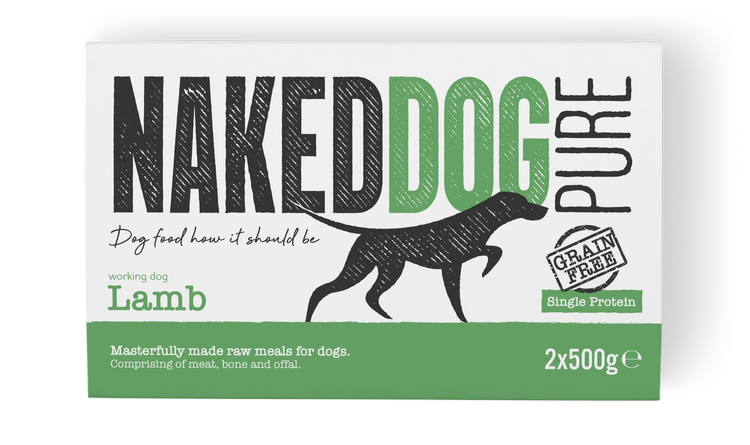 Naked Dog Pure - Lamb 2 x 500g