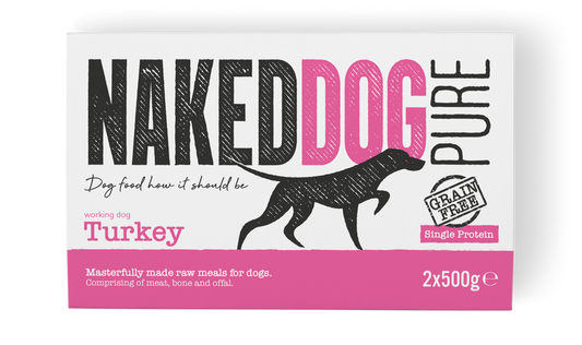 Naked Dog Pure -Turkey 2 x 500g
