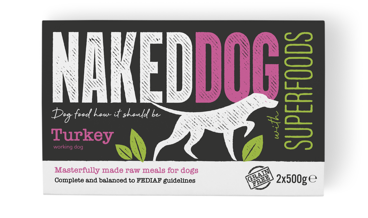 Naked Dog Super - Turkey 2 x 500g