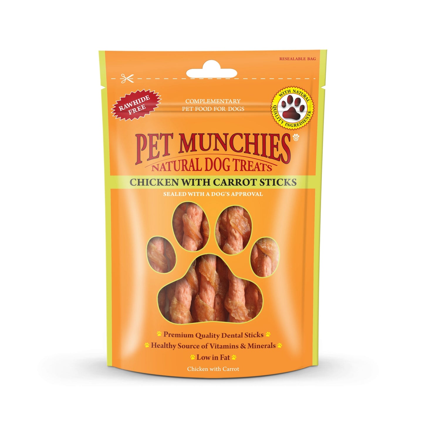 Pet Munchies Chicken with Carrot 80g