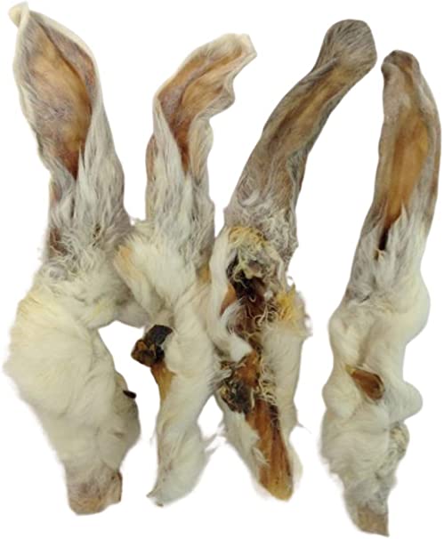 Furry Rabbit Ears X 3 - Natural Treat