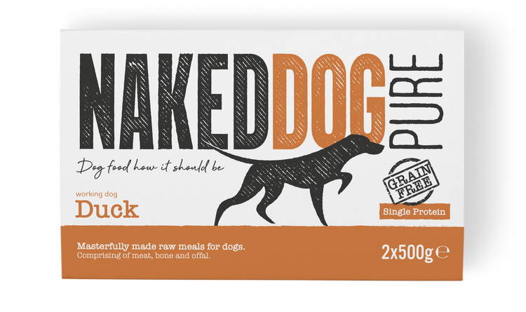 Naked Dog Pure - Duck 2 x 500g