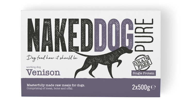 Naked Dog Pure - Venison 2 x 500g