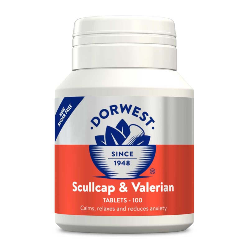 Dorwest Scullcap & Valerian 100 Tablets